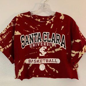 Hand Bleached Santa Clara University T-Shirt